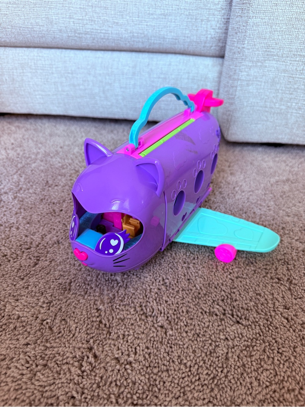 Polly Pocket Kitty Airways Airplane Playset by Mattel